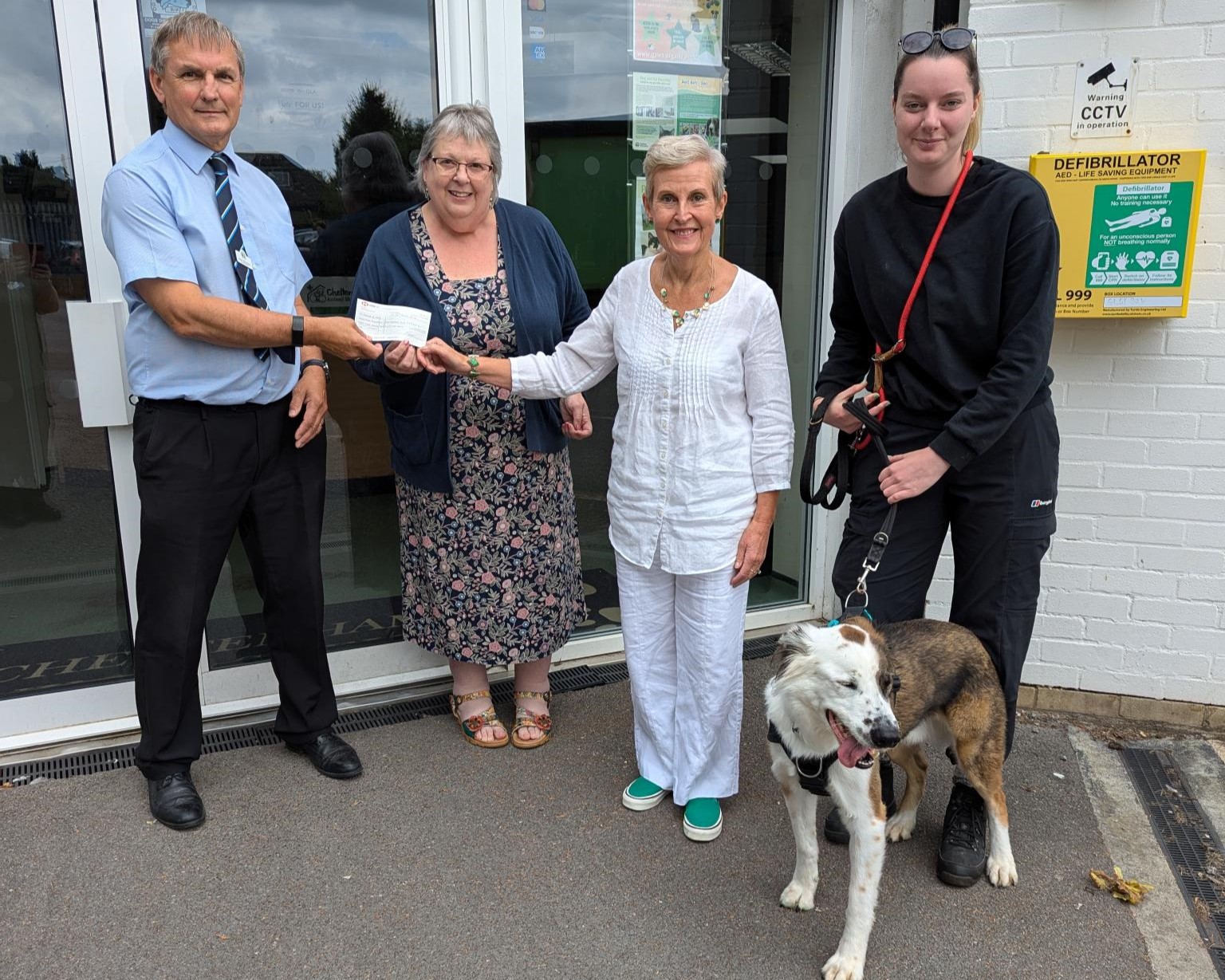 Beth Darrall Legacy cheque presentation - Kenai crop