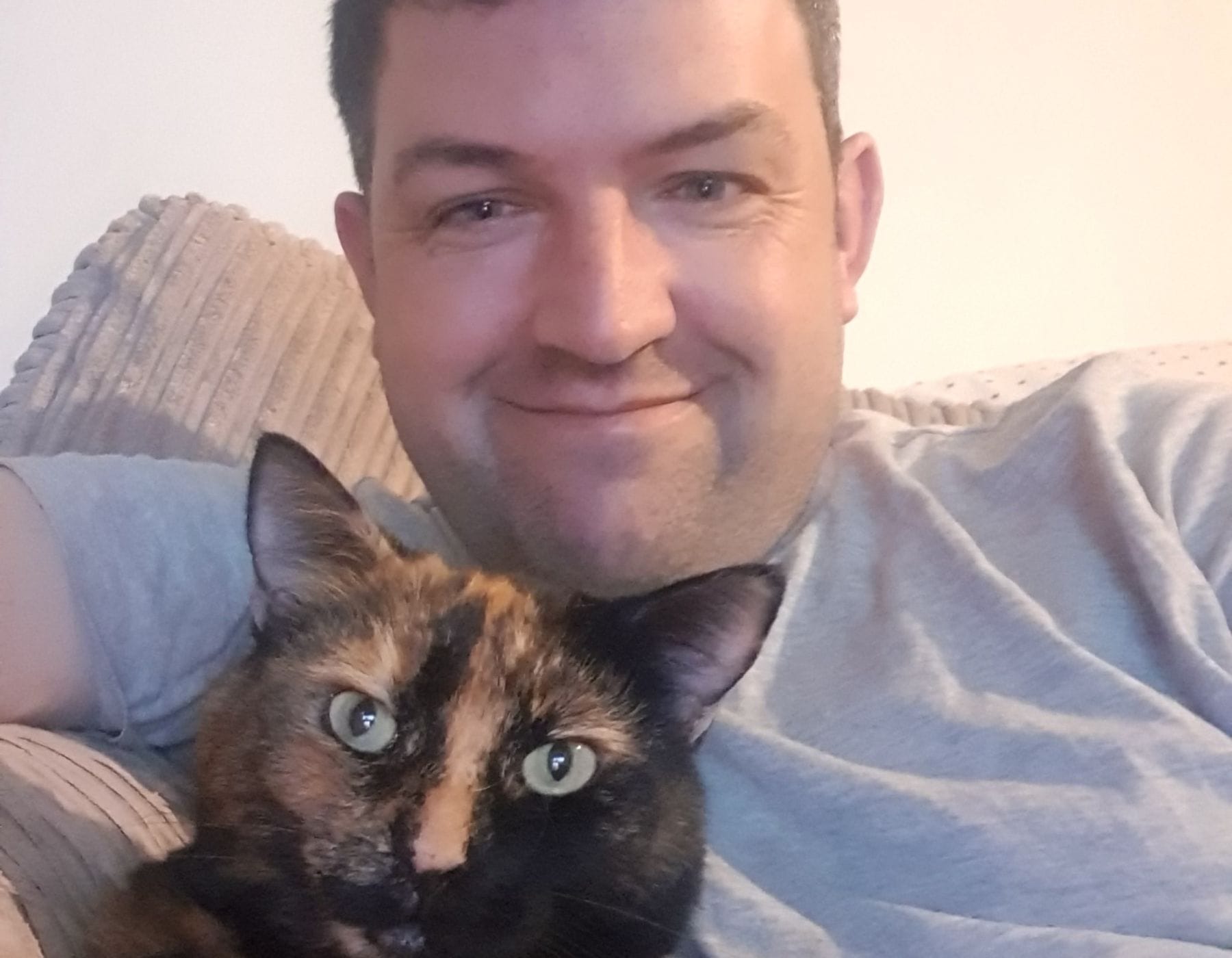 Dave and his cat