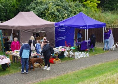 Open day stalls
