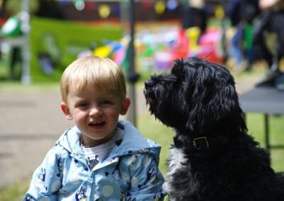 Open day dog show