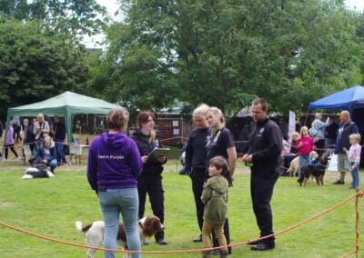 Open day dog show